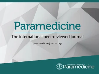 ACP Paramedicine journal image